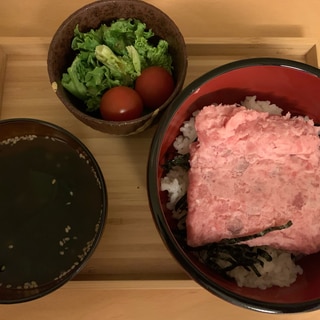 ねぎとろ丼定食